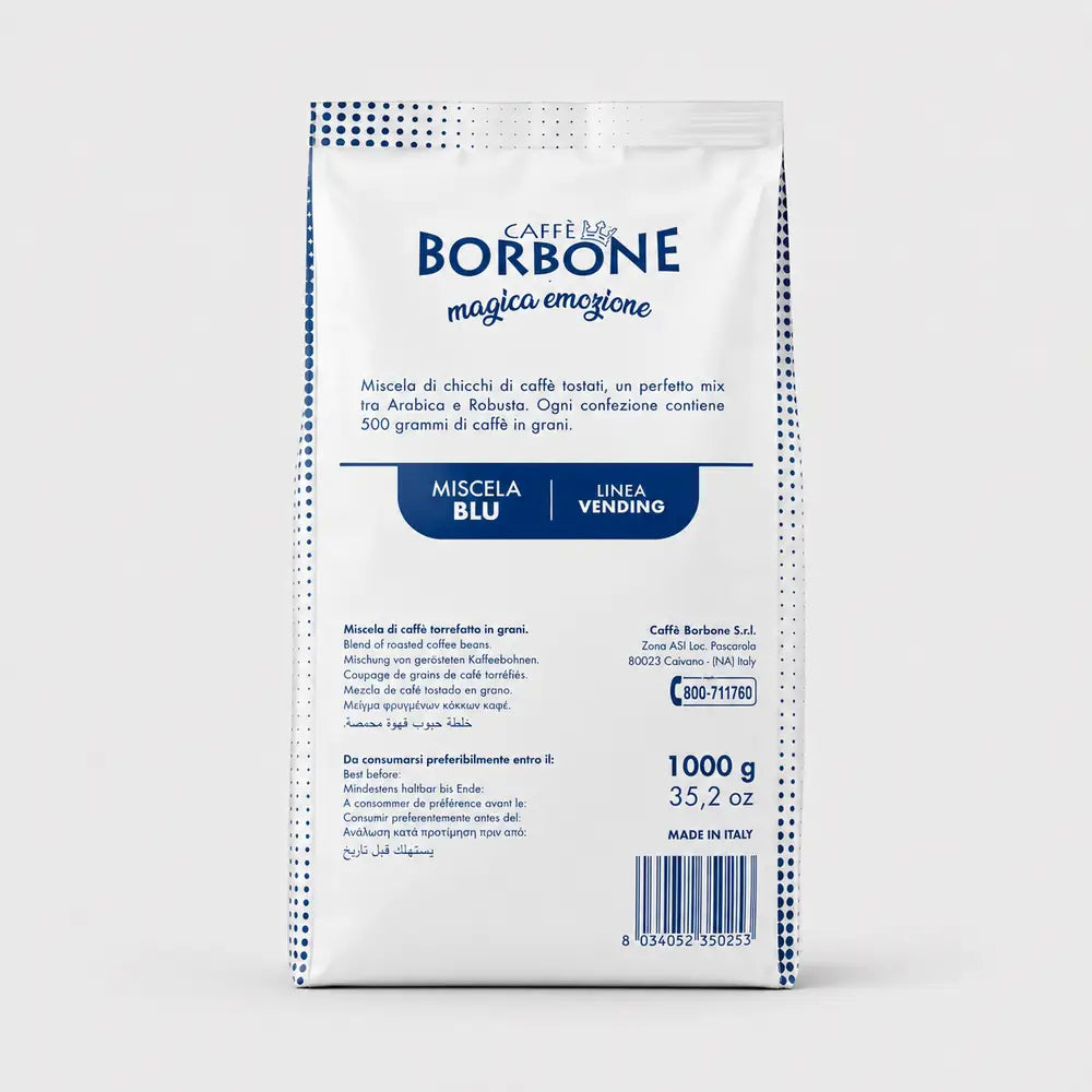 Caffè Borbone - Bohnen - Blaue Mischung 