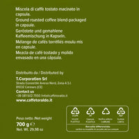 Caffè Toraldo - Caffitaly - Miscela Cremosa - 100 Capsule Compatibili Caffitaly