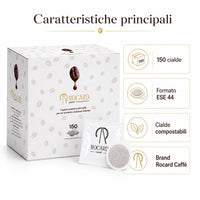 Caffè Rocard® – Pads – Classic Blend – Der authentische Geschmack von echtem italienischen Espresso 
