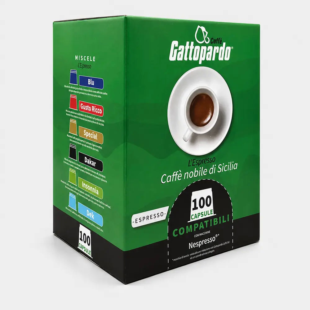 Toda Gattopardo - Compatibili Nespresso - Miscela Decaffeinata