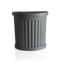 Bama – Vase mit Untertasse – Modell Roma – Farbe Grau 