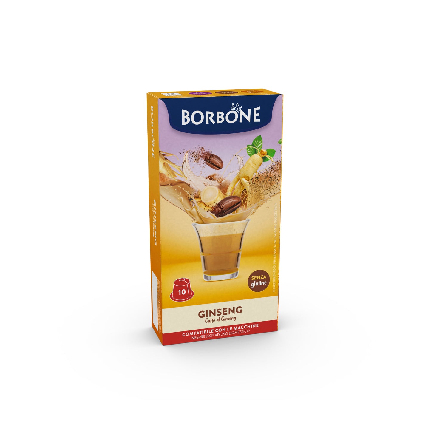 Caffè Borbone – Nespresso – Caffè al Ginseng – 60 capsule