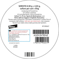 Elanco Seresto - Collare Antiparassitario Per Cani Medio/Grandi - Oltre 8 kg