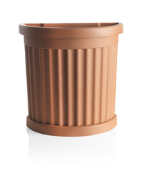 Bama – Vase mit Untertasse – Modell Roma – Farbe Terrakotta 