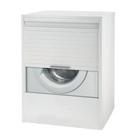 Garofalo – Rollbarer Waschmaschinenschrank aus Kunstharz – L67xT59xH91cm 