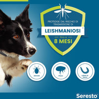 Elanco Seresto - Collare Antiparassitario Per Cani Medio/Grandi - Oltre 8 kg