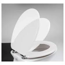 Rocard® - Toilettensitz mit Absenkautomatik - Universelle Globe-Toilettensitze aus MDF-Holz - Universal-Toilettensitz - Toilettensitz mit Absenkautomatik - Farbe: Weiß - Sehr hohe Qualität 