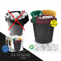 Bama Triciclo Cestino Raccolta Differenziata